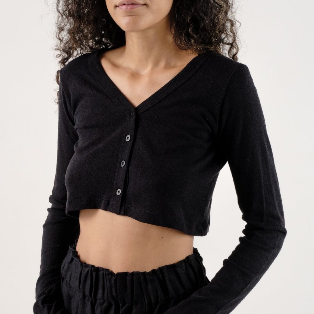 Ozma Cropped Rae Cardigan
